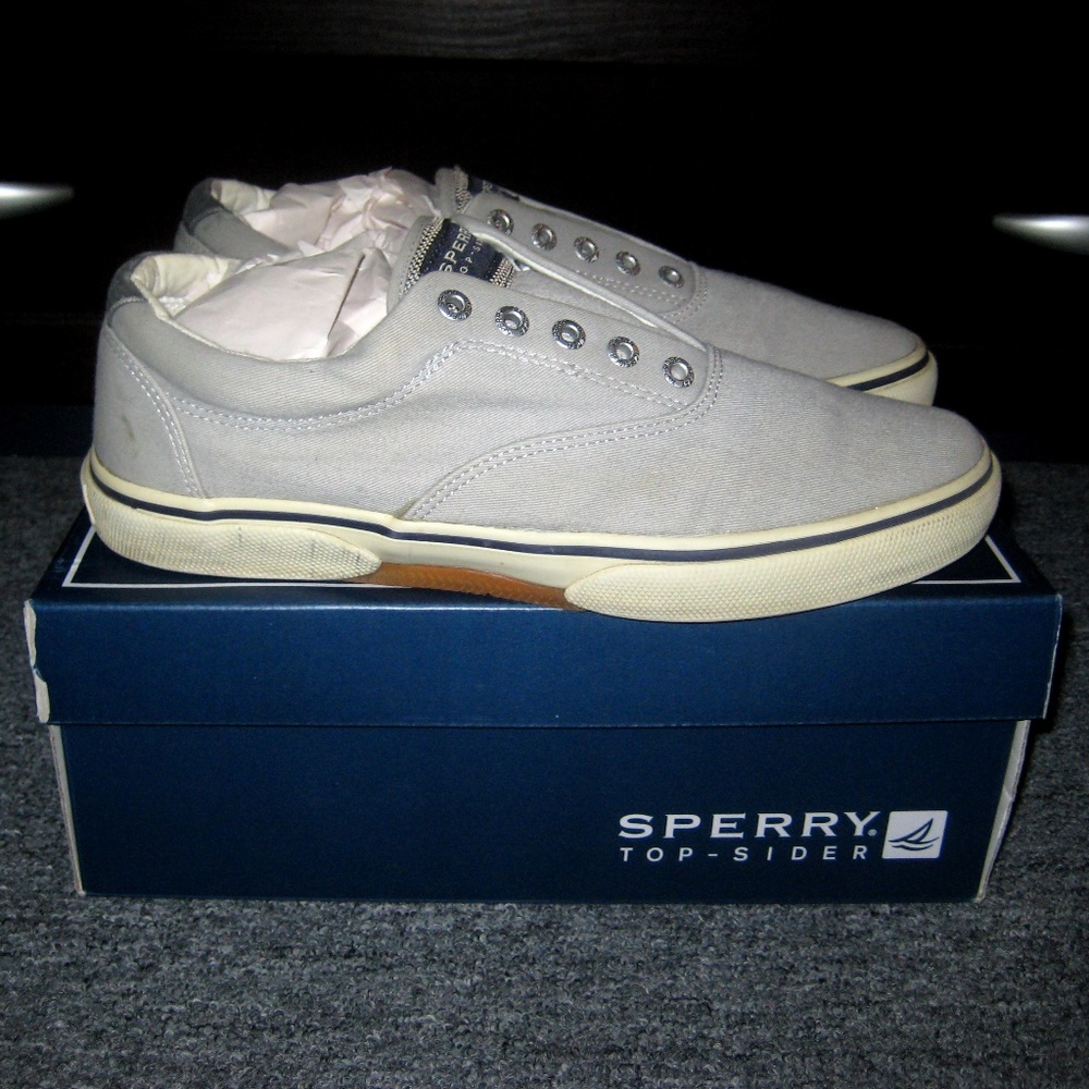 SPERRY Halyard Laceless SW Top-Sider 8.5 (9.5)